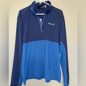 Men’s Polo Ralph Lauren XL RLX Blue Pullover New With Tags
